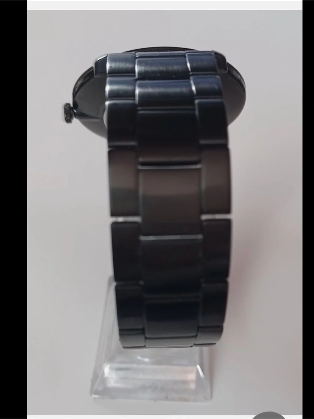 NWT FOSSIL Men's Black Reliaquest Bowl Promotional Quartz Wrist Watch,